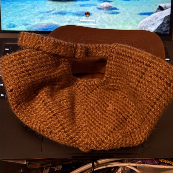 Polo by Ralph Lauren Wool Twead Leather Baseball Cap - Picture 2 of 4